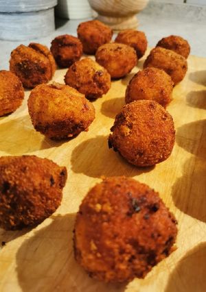 Une photo de Boulette de poulet et bacon