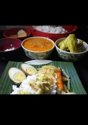 Foto resep Sego gurih aka sego liwet Surakarta