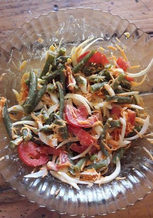 Una foto de Ensalada de chaucha👏😊😋
