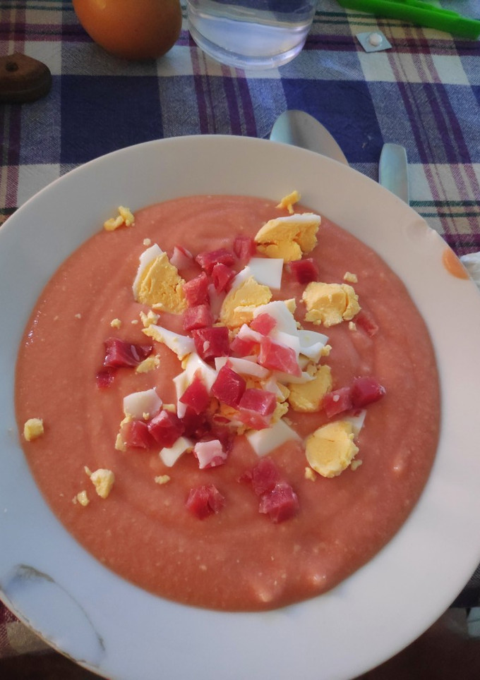 Una foto de Salmorejo cordobés
