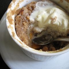 Super Easy Instant Peach Cobbler A picture of Super Easy Instant Peach Cobbler.
