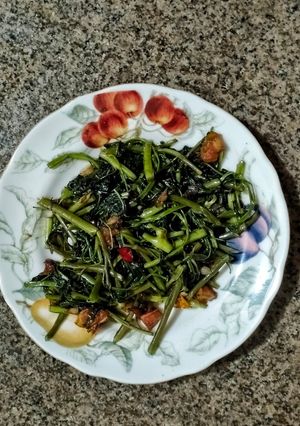 Foto resep Cah Kangkung Terasi