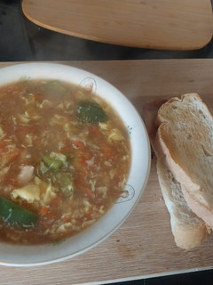 A picture of Hot and Sour Soup.