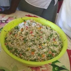A picture of Rice salad.