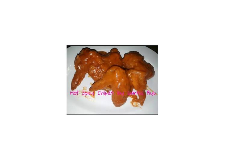Resep Hot Spicy Chiken Wings, Sempurna