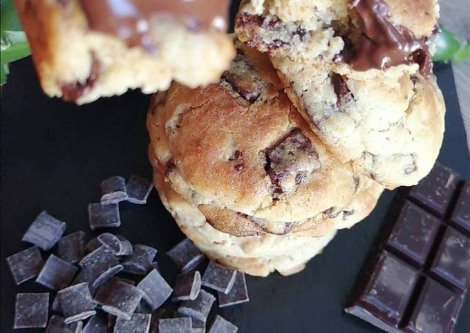 Cookies moelleux au chocolat noir