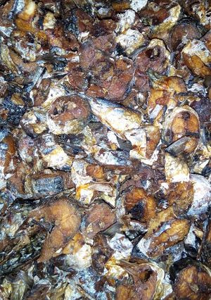 A picture of Fried fish.