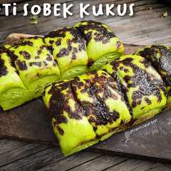 รูปของ Roti sobek kukus pandan metode autolisis tanpa ulen
