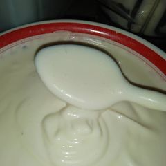 Home made mayonnaise A picture of Home made mayonnaise.