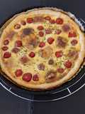 Tarte moutarde tomate et chèvre 🐐🍅