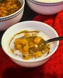 Sweet-Potato Tapioca Porridge with Coconut Sauce