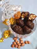 Peanut caramel rock candy