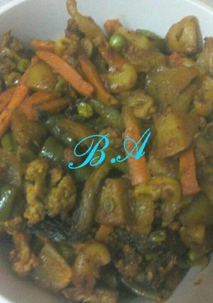 A picture of Mix vegetables.
