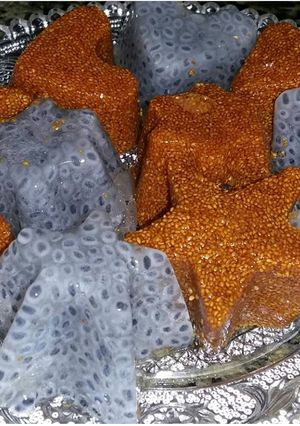 عکسی از دستور قالب های یخ خاک شیر و تخم شربتی
