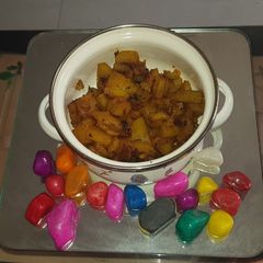 A picture of Pumpkin ki sabji.