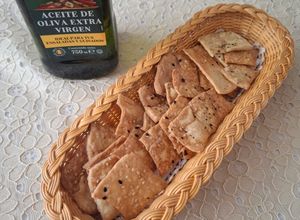 Una foto de Crackers de aceite de oliva