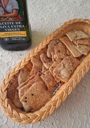 Una foto de Crackers de aceite de oliva