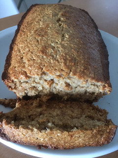 Una foto de Budín de banana con avena y coco