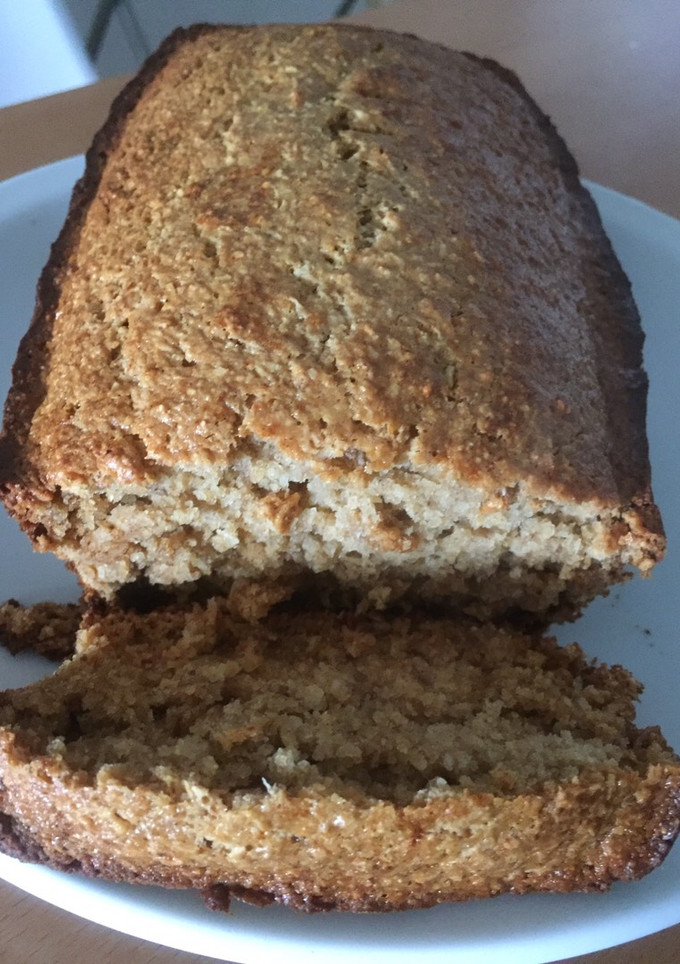 Una foto de Budín de banana con avena y coco