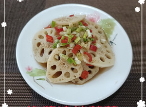 梅醬涼拌蓮藕(簡單料理) 的食譜成品照片