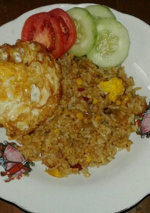 Foto resep Nasi goreng jagung