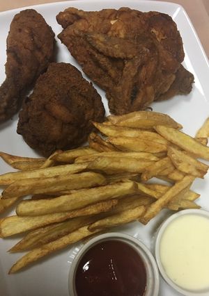 صورة لوصفة بروستد 🍗🍟