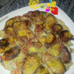 A picture of Plantain fritata.