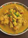 Turmeric drummets soup