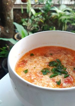 Foto resep Sup Tomat Telur