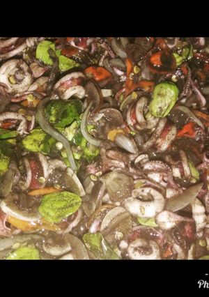 Foto resep Cumi masak hitam