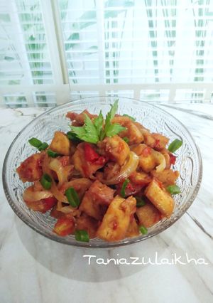 Foto resep Tahu Asam Manis (recook resep Frielingga)