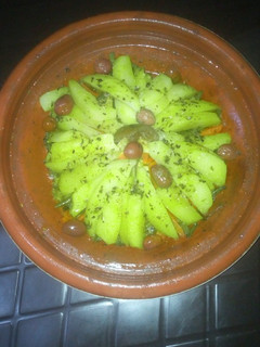 صورة لوصفة طاجين بالخضر