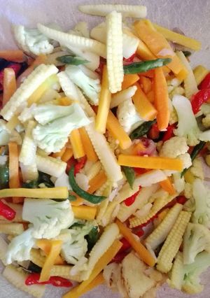 Foto resep Ca Baby Corn Pelangi