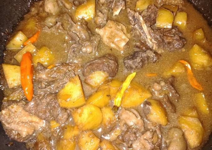 Semur daging super simple