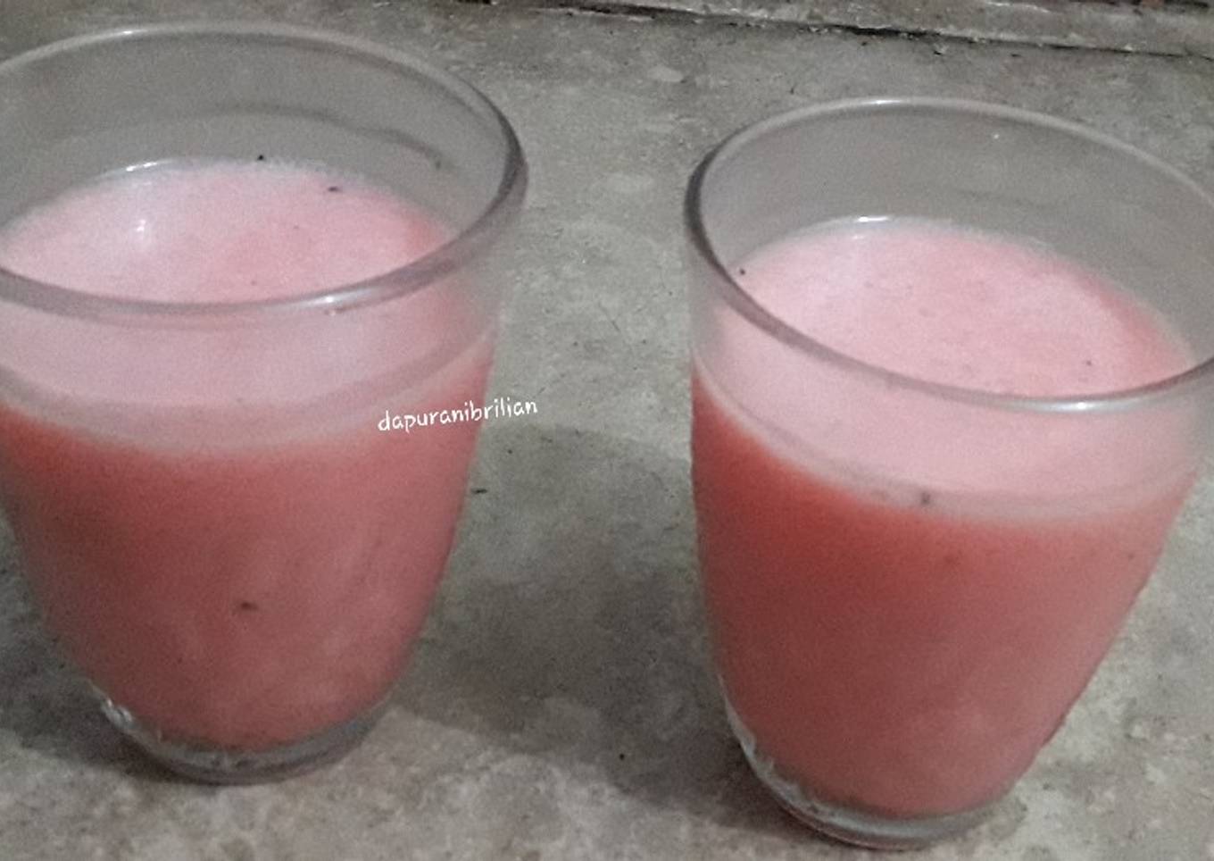 Milkshake semangka enak simpel