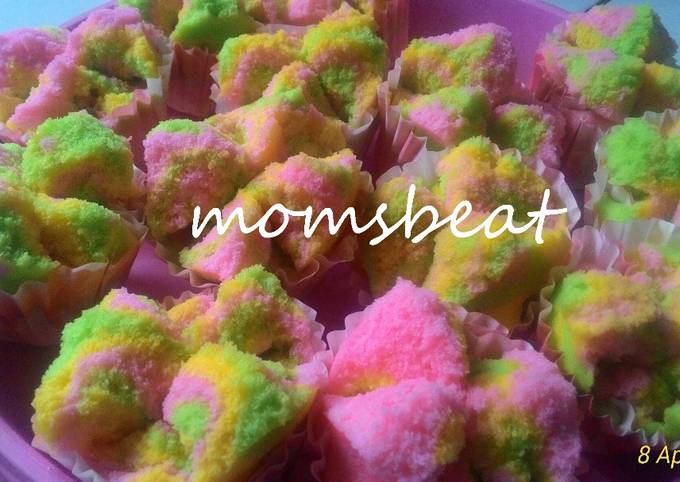 Resep Bolu Kukus Mekar Pelangi Oleh Momsbeat Cookpad