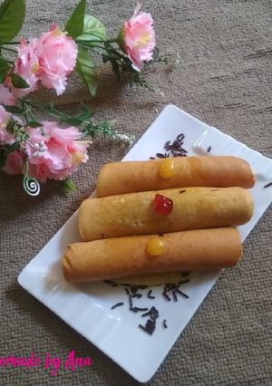 Foto resep Martabak Manis Gulung Praktis