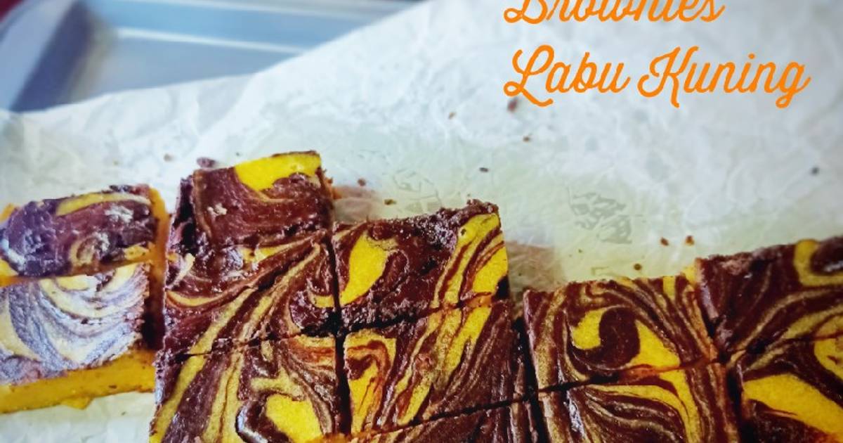 Resep Brownies Labu Kuning oleh Tiara Mom's 3 R Cookpad