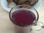 Gambar wedang bunga telang