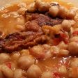 Garbanzos con cordero