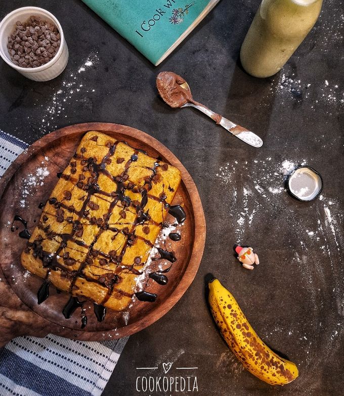 A picture of Eggless Banana Wheat Bread.