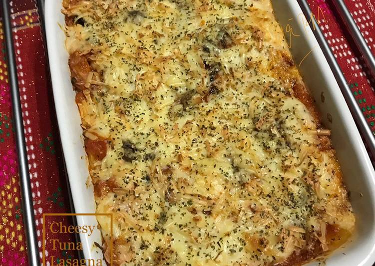 Langkah Mudah untuk Menyiapkan Cheesy Tuna Lasagna, Bikin Ngiler