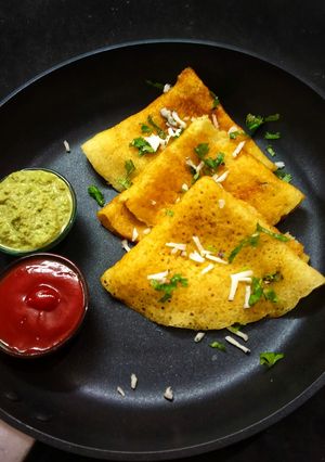 A picture of Pumpkin Dosa.