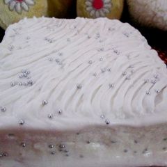A picture of Heavenly white Cake.