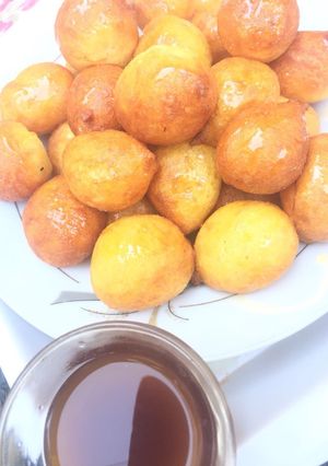 صورة لوصفة لقيمات بالكاسترد 😋