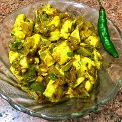 A picture of Paneer do Pyaza.