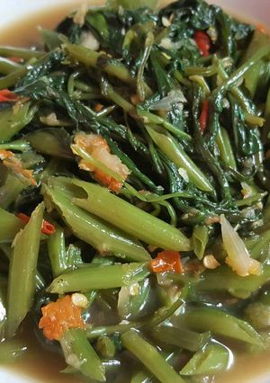 Foto resep Spicy kangkung terasi