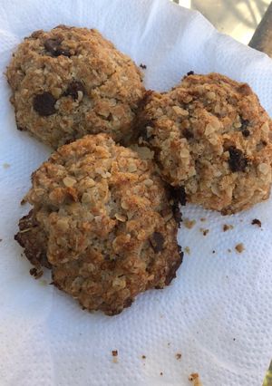 Una foto de Galletas de avena y chips