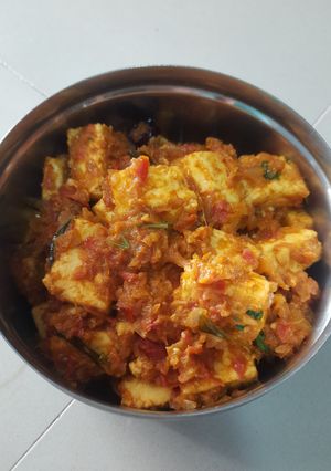 A picture of Quick Paneer Masala Dry Recipe.