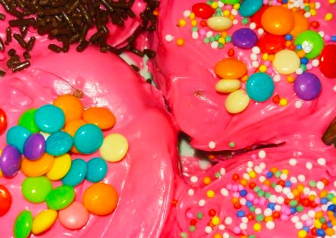 Anti Ribet, Membuat Donat ubi madu toping glaze strawbery😋😋😋 Wajib Dicoba